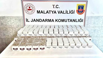 Malatya’da kaçak makaron operasyonu