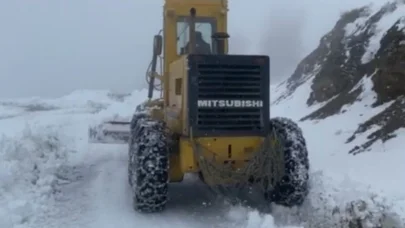 Malatya’da karla kaplı yollar yeniden açılıyor