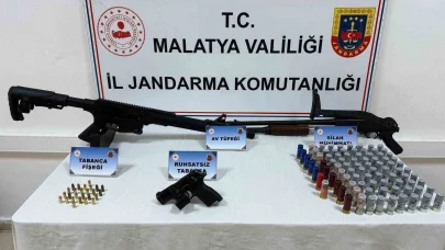 Malatya’da silah ve mühimmat kaçakçılığı operasyonu