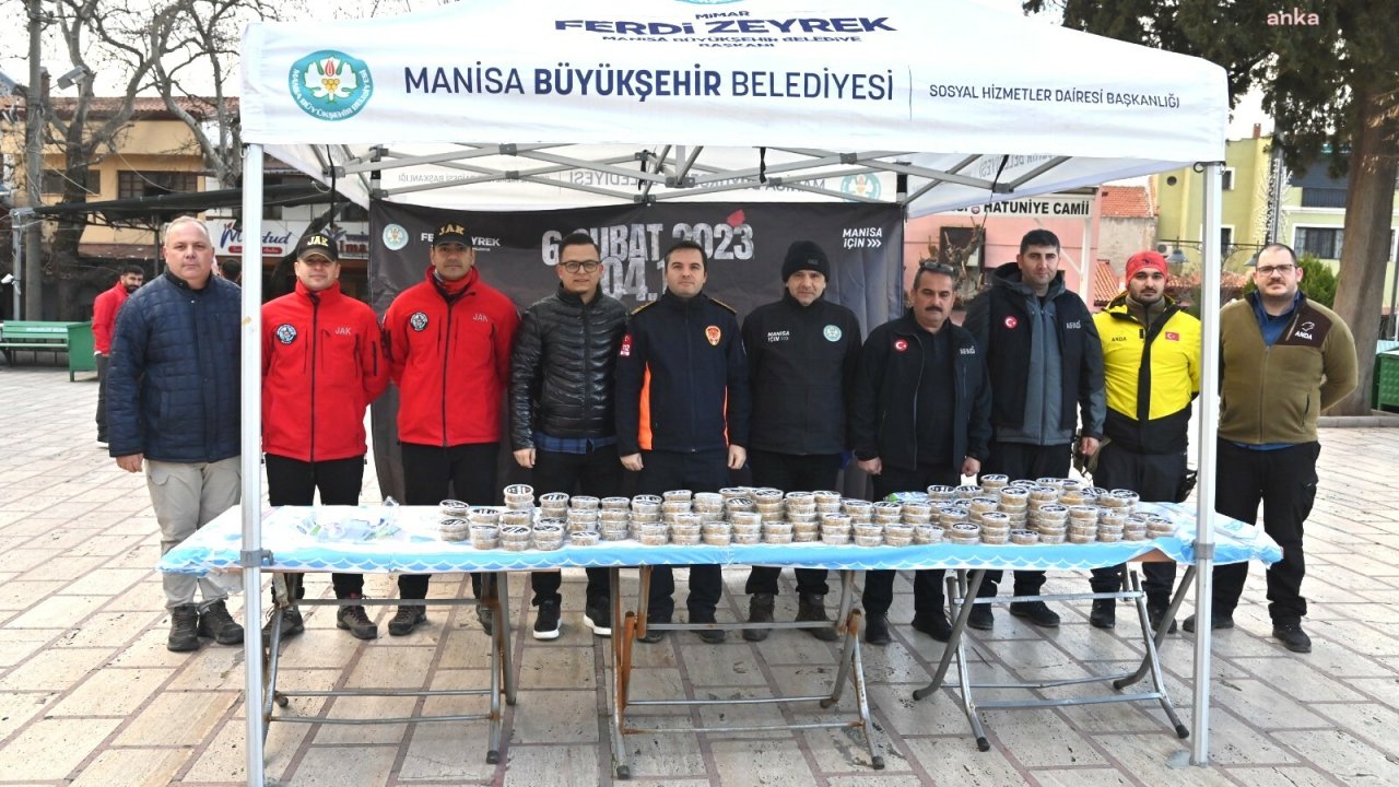 Manisa Büyükşehir Belediyesi, 6 Şubat Depremleri'nde hayatını kaybedenleri andı