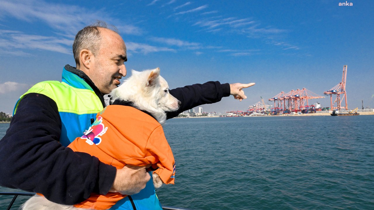 Mersin Çevre Koruma ve Kontrol Dairesi’nin sahiplendiği "Köpük" ekiplerle birlikte denetime çıkıyor