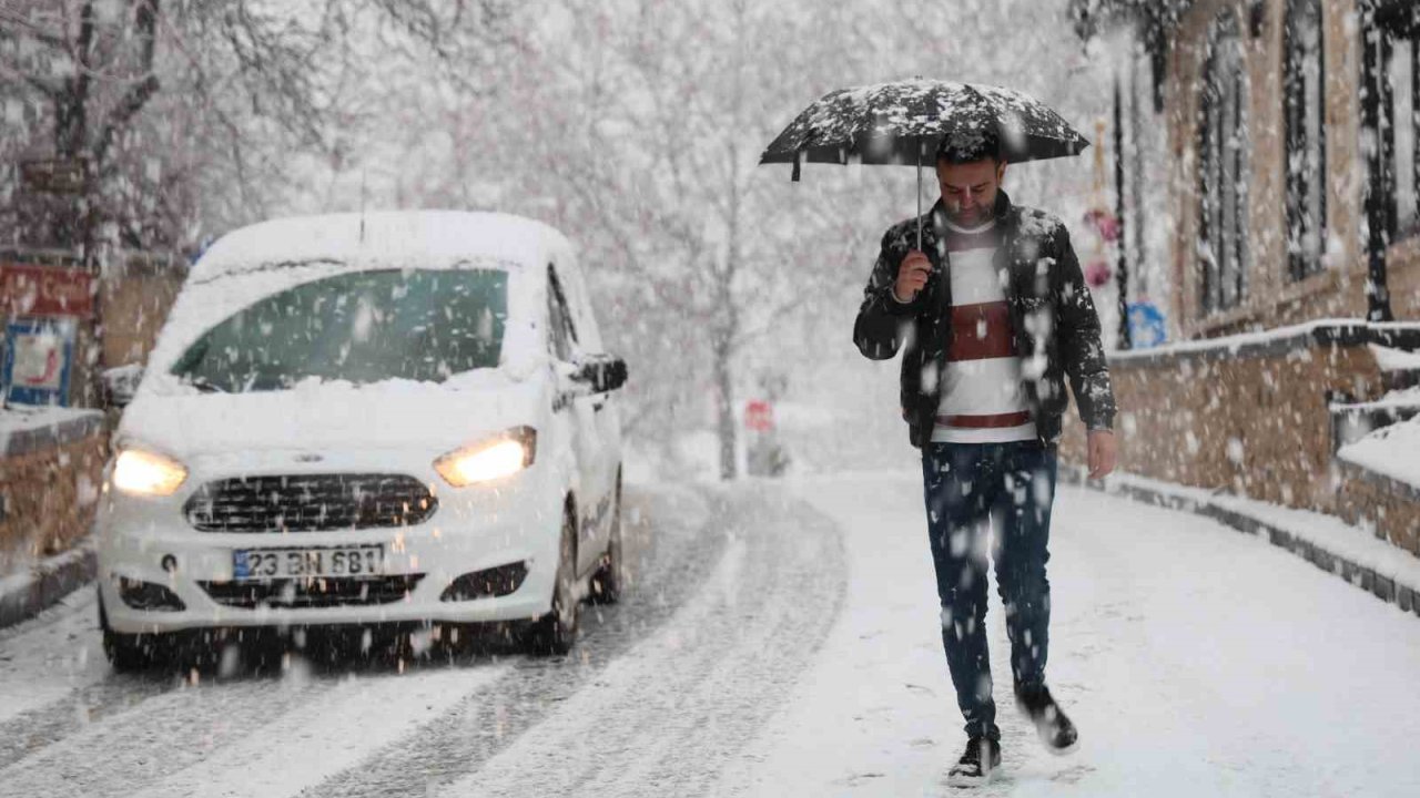 Meteorolojiden Elazığ için kuvvetli kar yağışı uyarısı