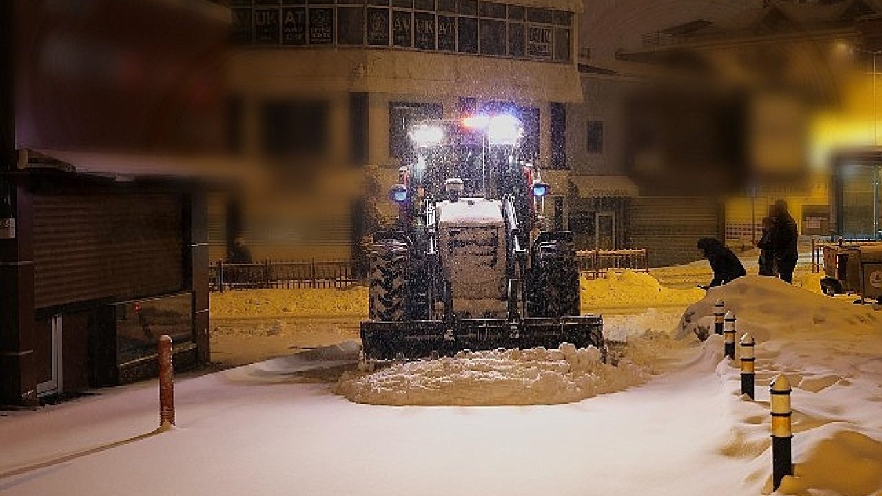 Nevşehir Güne Beyaz Örtü İle Uyandı