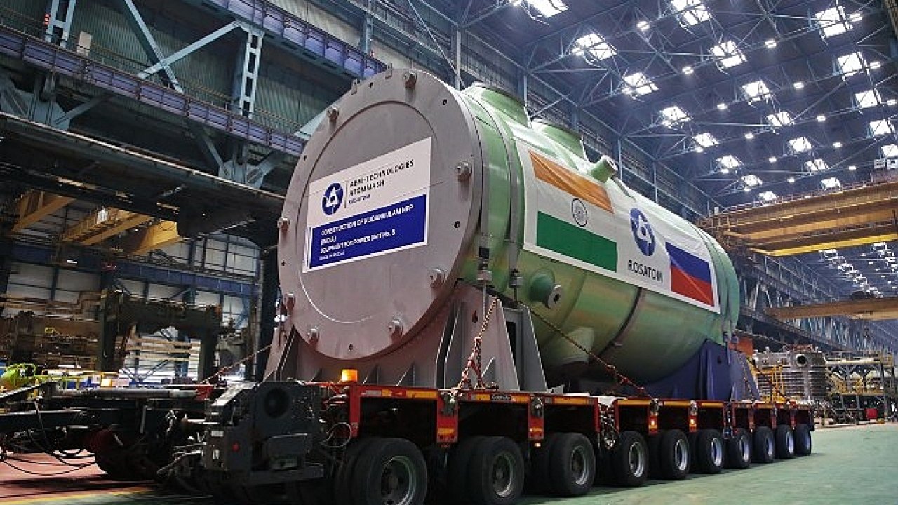 Rosatom, Hindistan'daki Kudankulam NGS'nin 6. Güç Ünitesi İçin Reaktör Kabını Sevk Etti