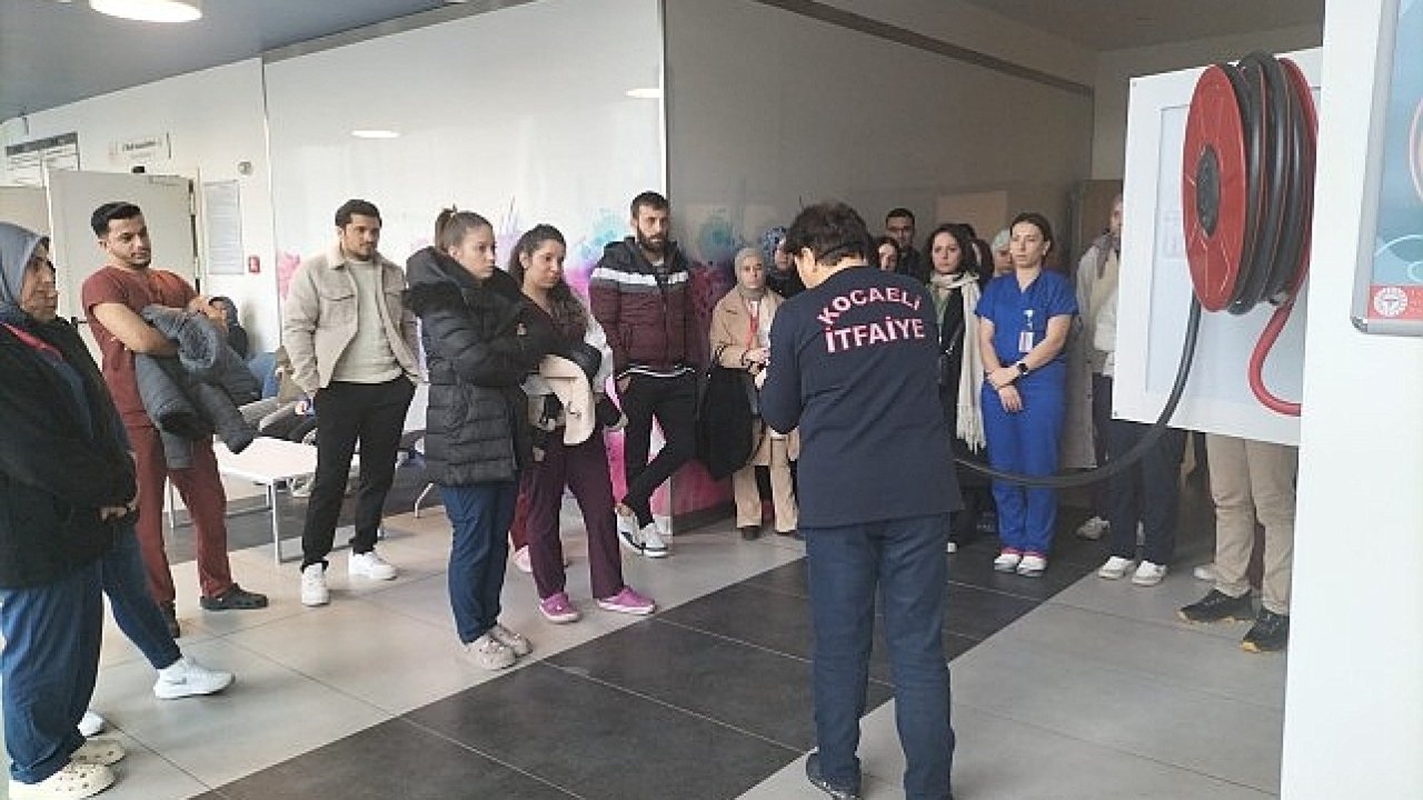 Şehir Hastanesi personeline acil durumu eğitimi