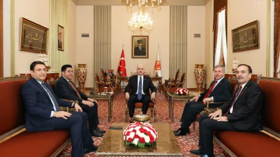 TBMM Başkanı Numan Kurtulmuş, Yeni Yol Partisi heyeti ile görüştü