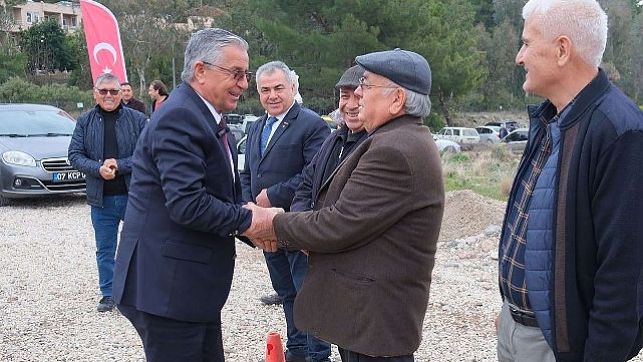 Tekirova Kapalı Pazar Yeri'nin temeli atıldı