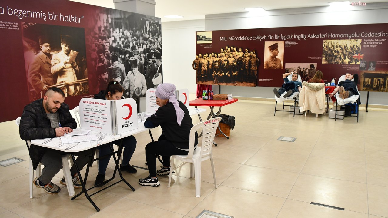 Tepebaşı Belediyesi'nden kan bağışına destek