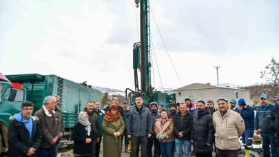 Tunceli’de bir mahalle içme suyuna kavuşuyor