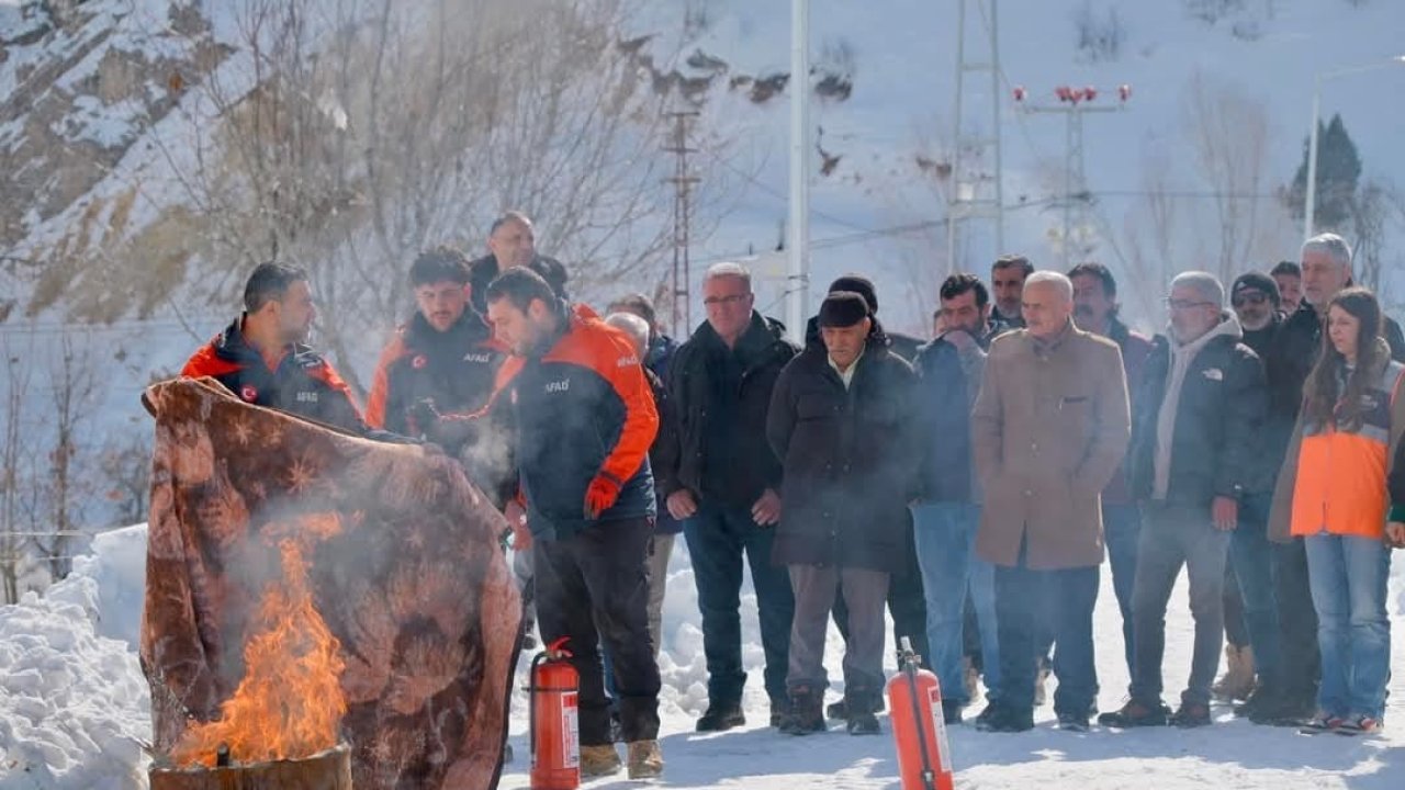 Tunceli’de ‘Yangın Farkındalık Eğitimi’ düzenlendi