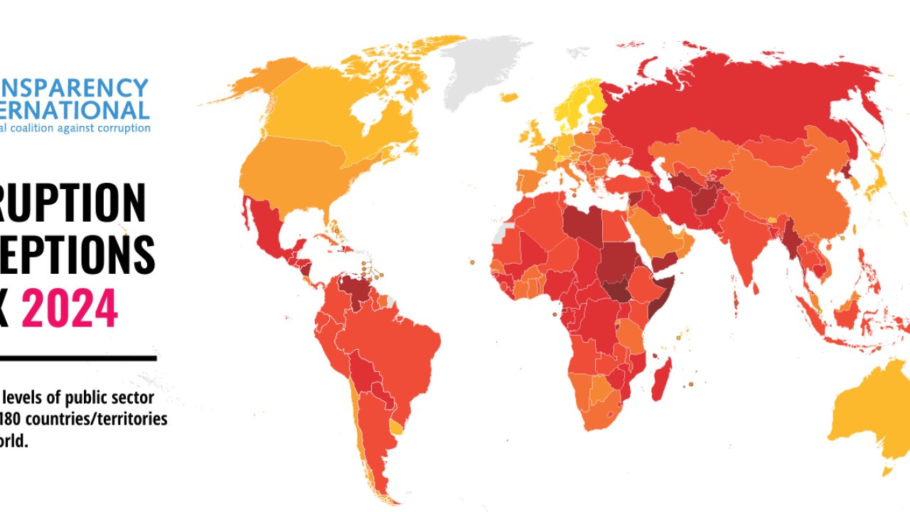 Uluslararası Şeffaflık Örgütü’nün 2024 Yolsuzluk Algı Endeksi açıklandı... Türkiye 180 ülke arasında 113’üncü sırada