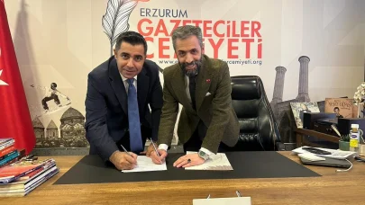 Vakıf Bank’tan Erzurum Gazeteciler Cemiyeti üyelerine 500 Bin TL kredi imkanı