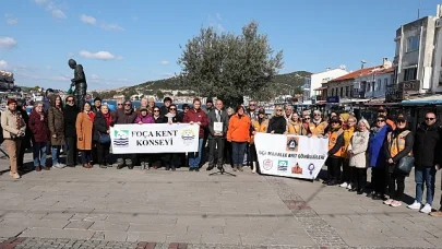 Yüzyılın Felaketinde Kaybedilen Canlar Foçada Anıldı