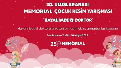 20. Memorial Uluslararası Çocuk Resim Yarışması Başvuruları Başladı