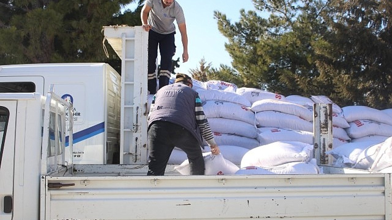 Antalya  Büyükşehir'den üreticilere süt yem desteği