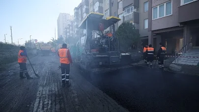 Bakırköy Belediyesi 50 Ton Asfalt Serimi Gerçekleştirdi