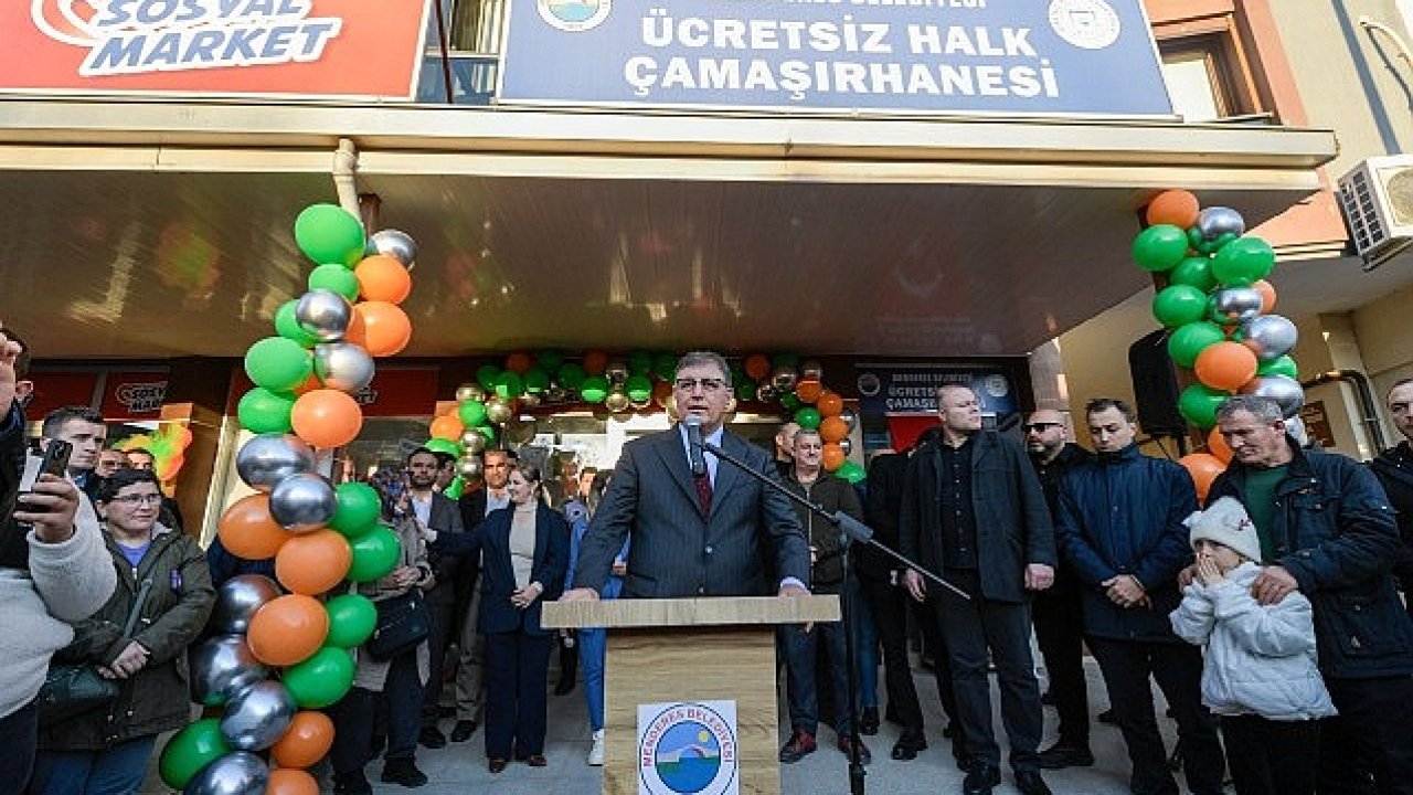 Başkan Tugay Menderes'te sosyal market açılışına ve iftara katıldı “Sosyal desteklere ihtiyacın olmadığı günleri görmek için çalışıyoruz"