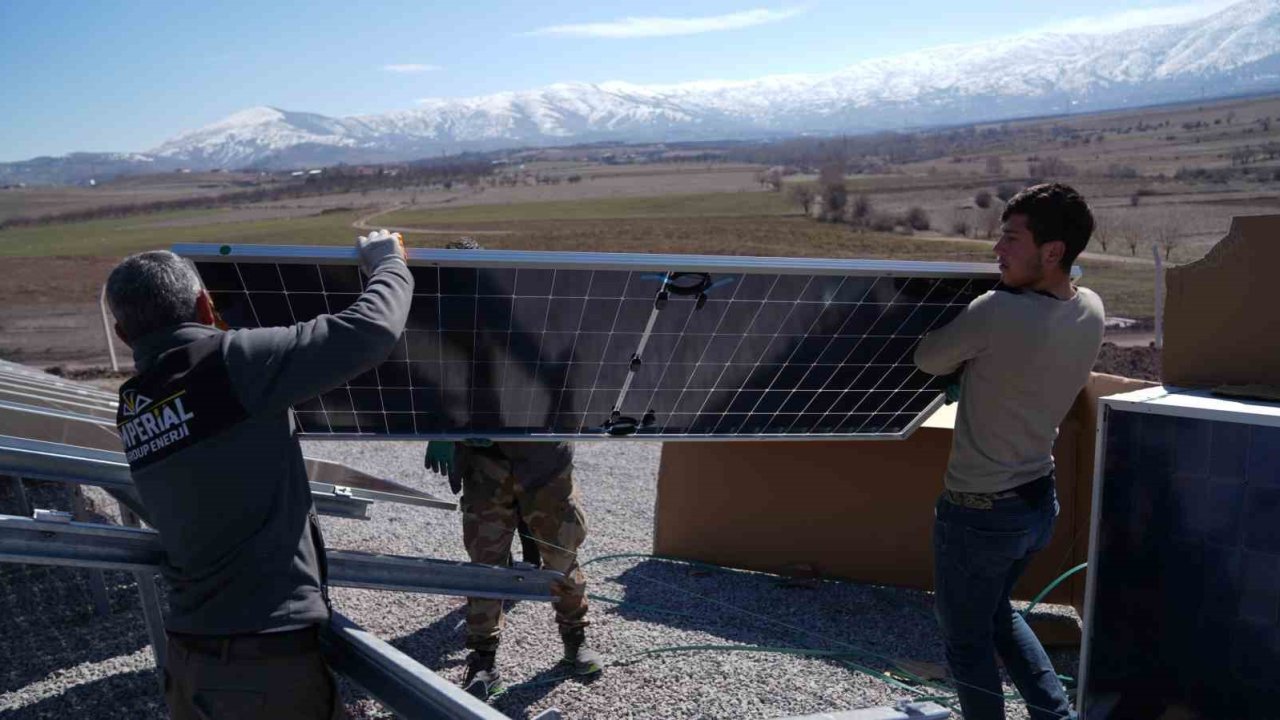 Battalgazi’de güneş enerjisi santrali faaliyete geçiyor