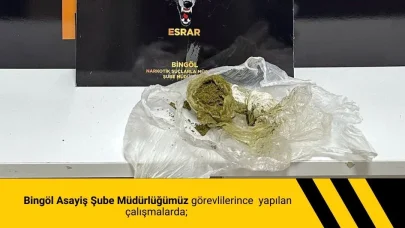 Bingöl’de uyuşturucu operasyonu