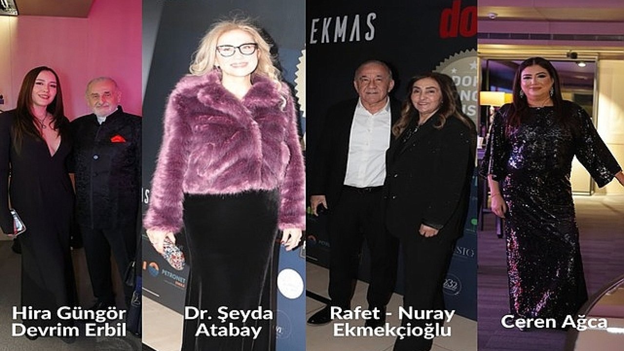 Dr Atabay ve Ekmas Grup Sponsorluğunda Gerçekleşen DORA HONOUR LIST Gecesi