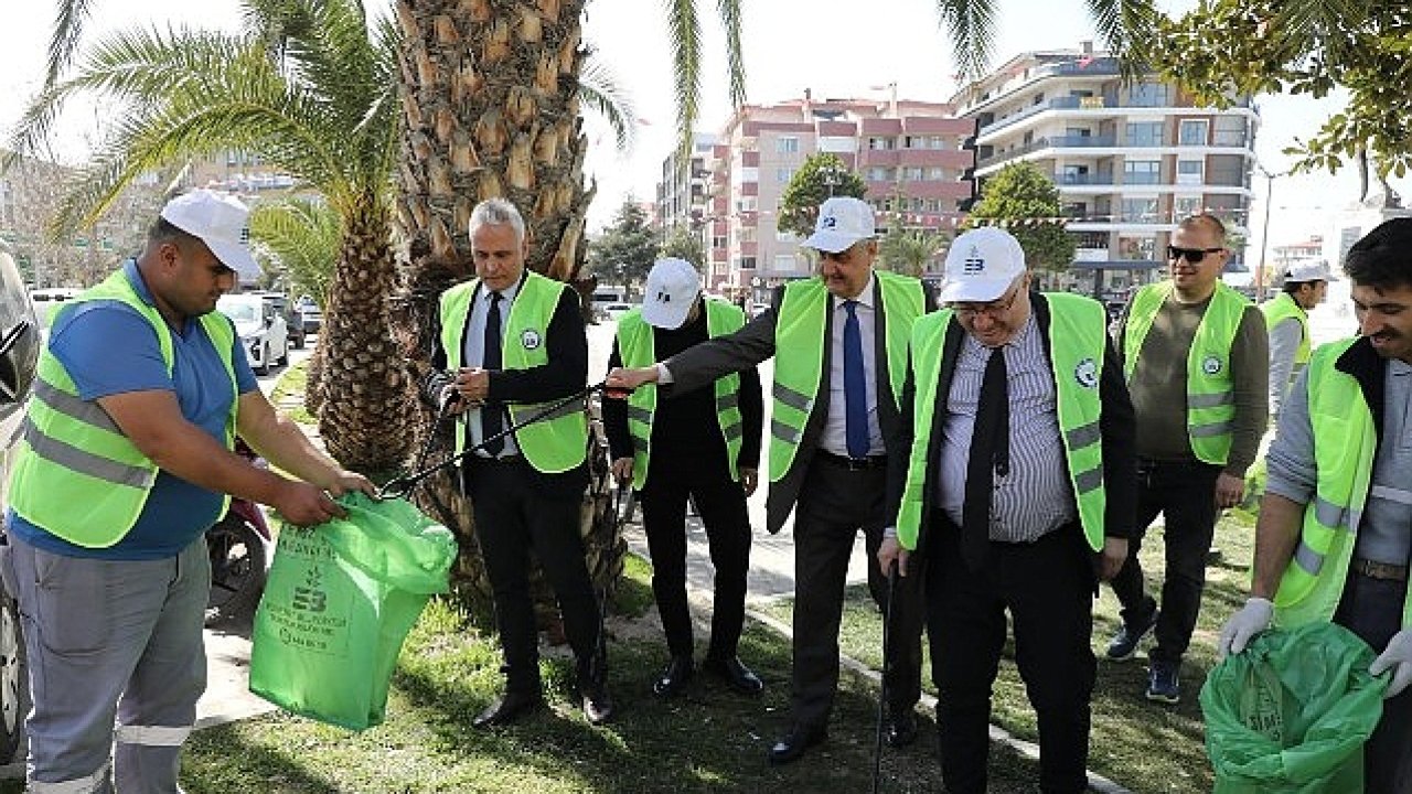 Edremit belediyesi sigara izmariti toplama kampanyası başlattı