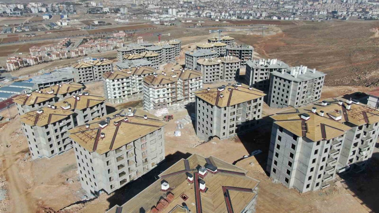 Elazığ’da 608 konutun kaba inşaatı tamamlandı