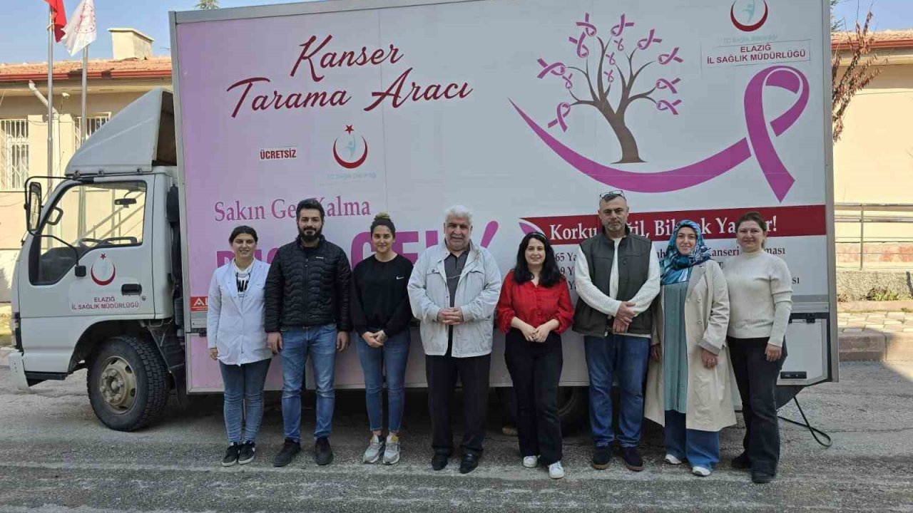 Elazığ’da kanser tarama hizmetleri sürüyor