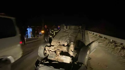 Erzincan’da trafik kazası: 1 yaralı