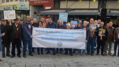 İzmir’de İkizce için protesto... “Verimli tarım arazilerinin seçilmesi akıl tutulması”