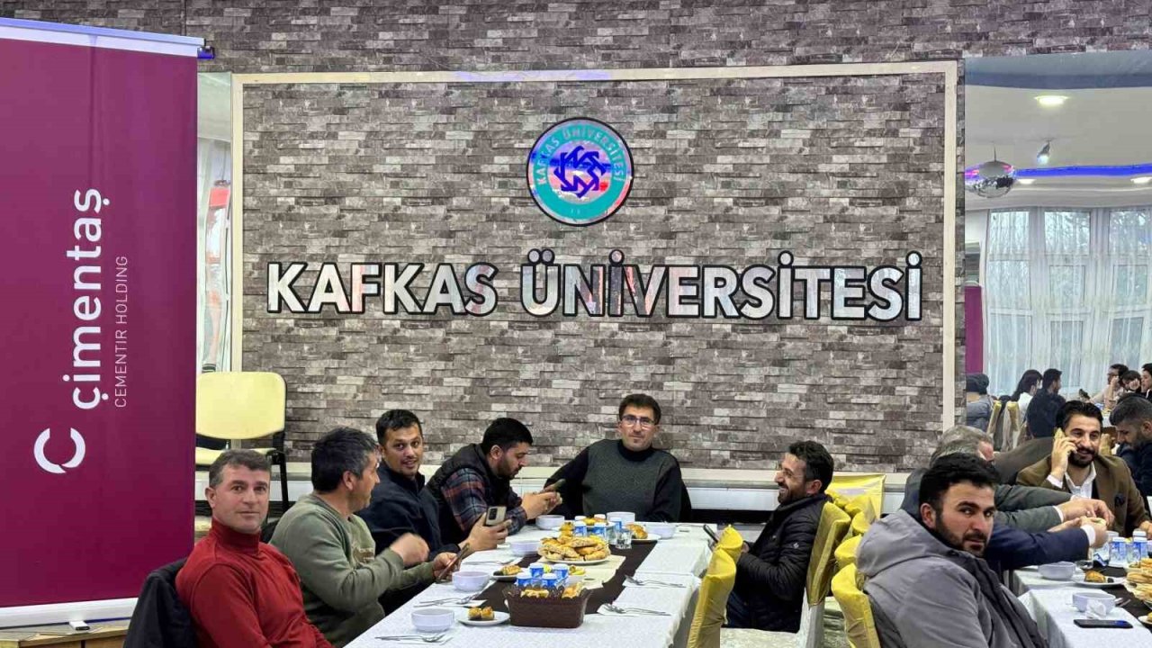 Kars’taki Çalıştaya sanayi kuruluşu Çimentaş Kars Çimento Fabrikası’ndan katkı