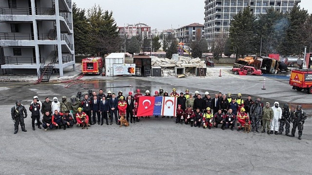 Konya İtfaiyesi'nden TİKA İş Birliğinde Kuzey Kıbrıslı İtfaiyecilere Eğitim ve Tatbikat