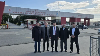 Milli Yol Partisi Genel Başkanı Remzi Çayır, Silivri Cezaevi'nde Ümit Özdağ'ı ziyaret etti