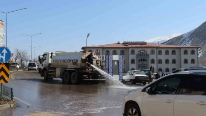 Oltu’da bahar temizliği