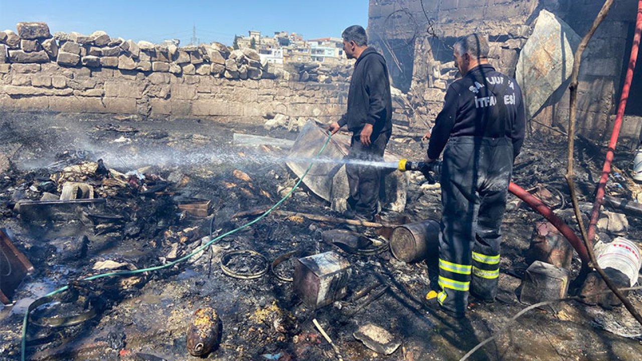 Şanlıurfa’da korkutan yangın! Ev kullanılamaz hale geldi