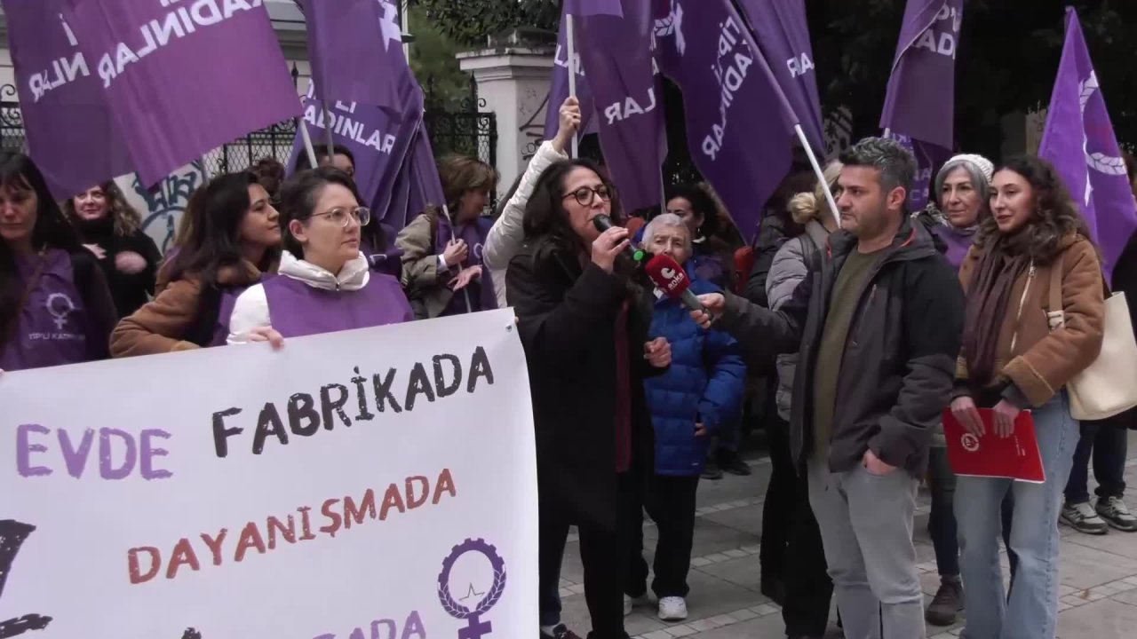 TİP’li kadınlardan 8 Mart çağrısı....Sera Kadıgil: İstedikleri kadar korkutsunlar. Orada bir kadın bile kalsa o mücadeleyi vereceğiz"