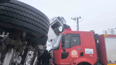 Van’ın Erciş ilesinde trafik kazası: 1 yaralı