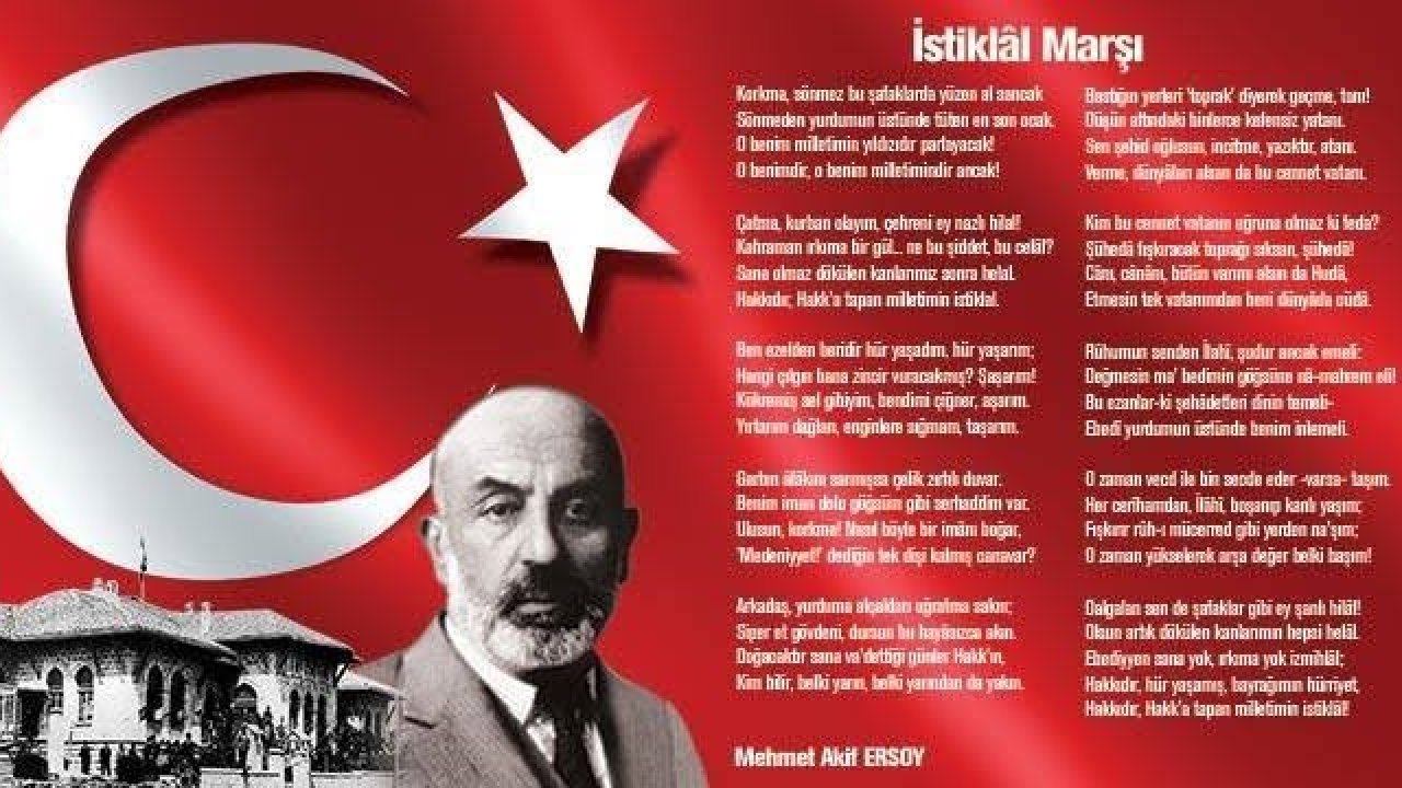 Yıldız; "İstiklâl marşımız, ilelebet yurdumuzun dört bir yanında yankılanacaktır"