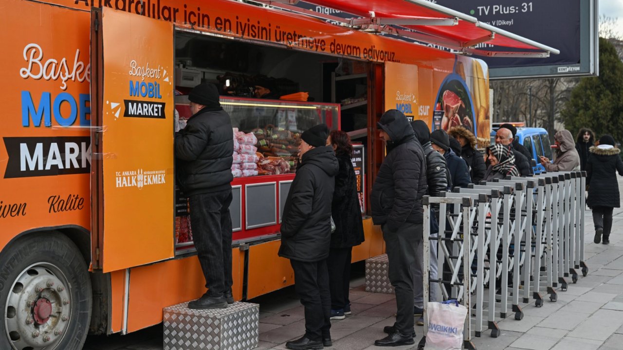 Başkent Mobil Market ile et satışı başladı
