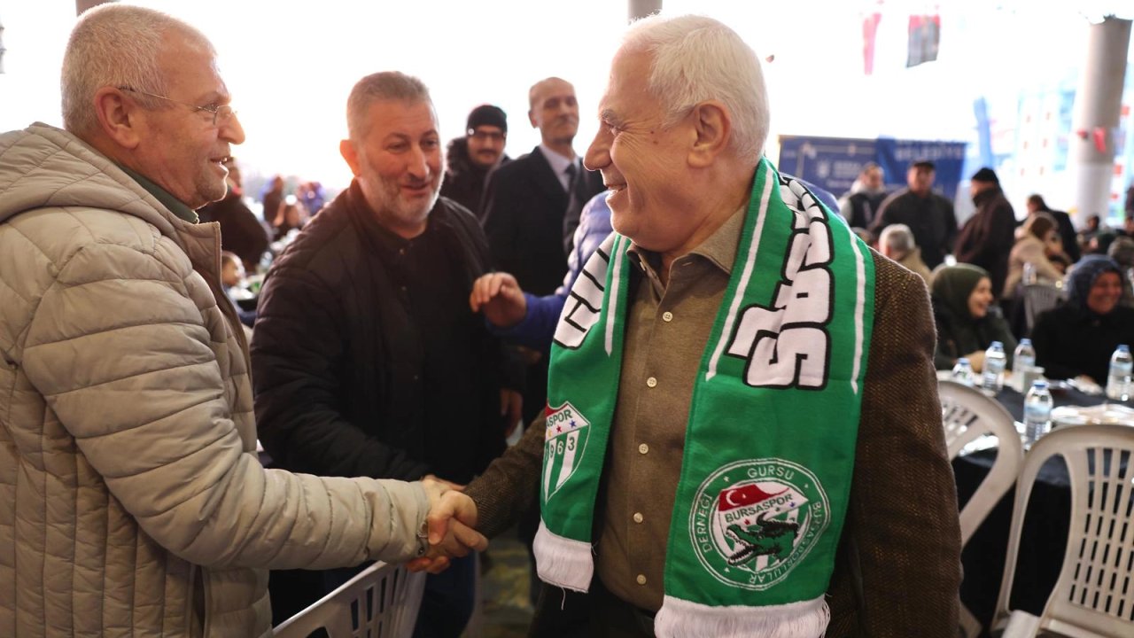 Bursa 'bereket sofrası'nı Gürsu'da kurdu