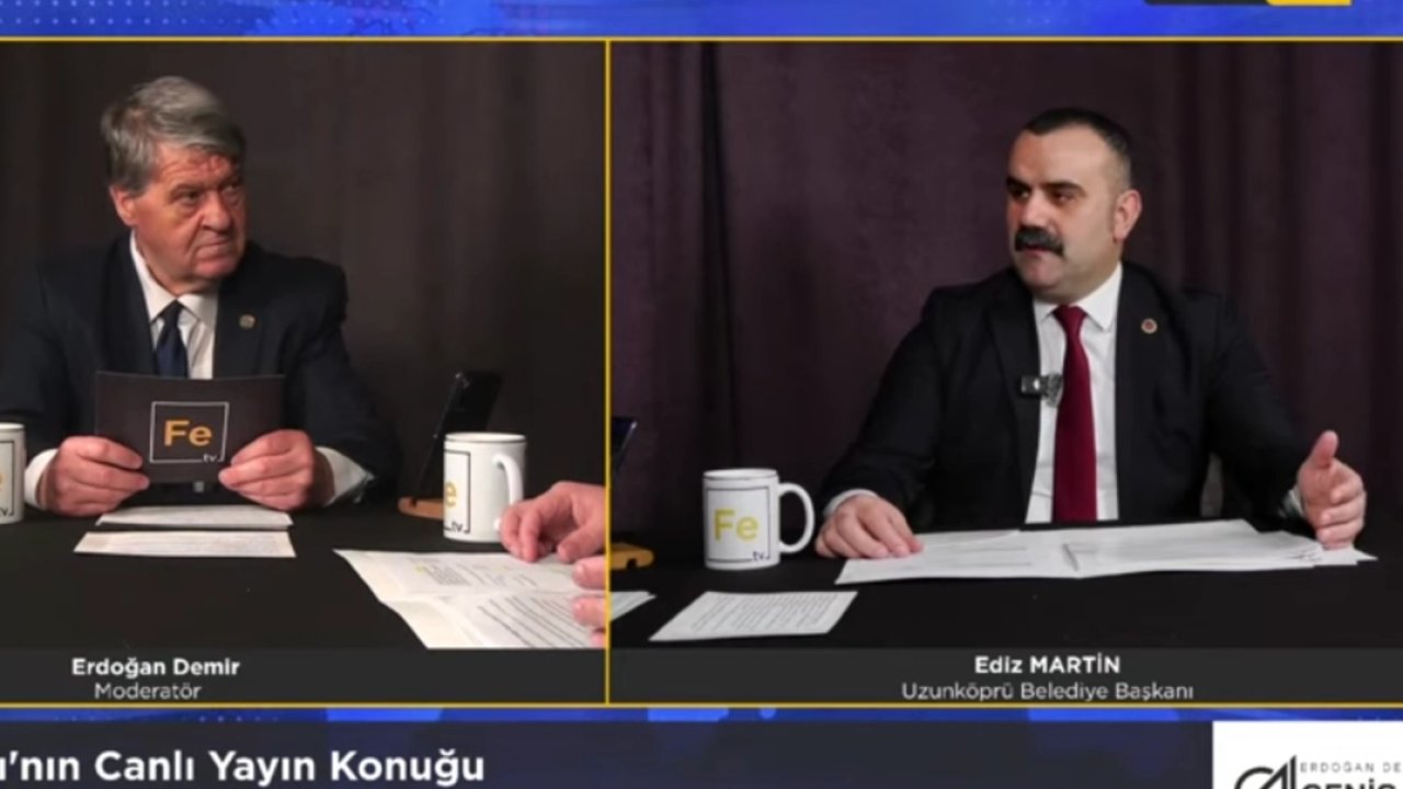 Martin, Fe TV’de açıkladı: Uzunköprü’nün geleceği OSB’de