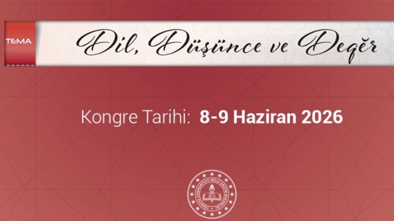 MEB'den 'Türkiye Yüzyılı Maarif Modeli' ile Dil ve Düşüncede Derinleşme Kongresi hazırlığı