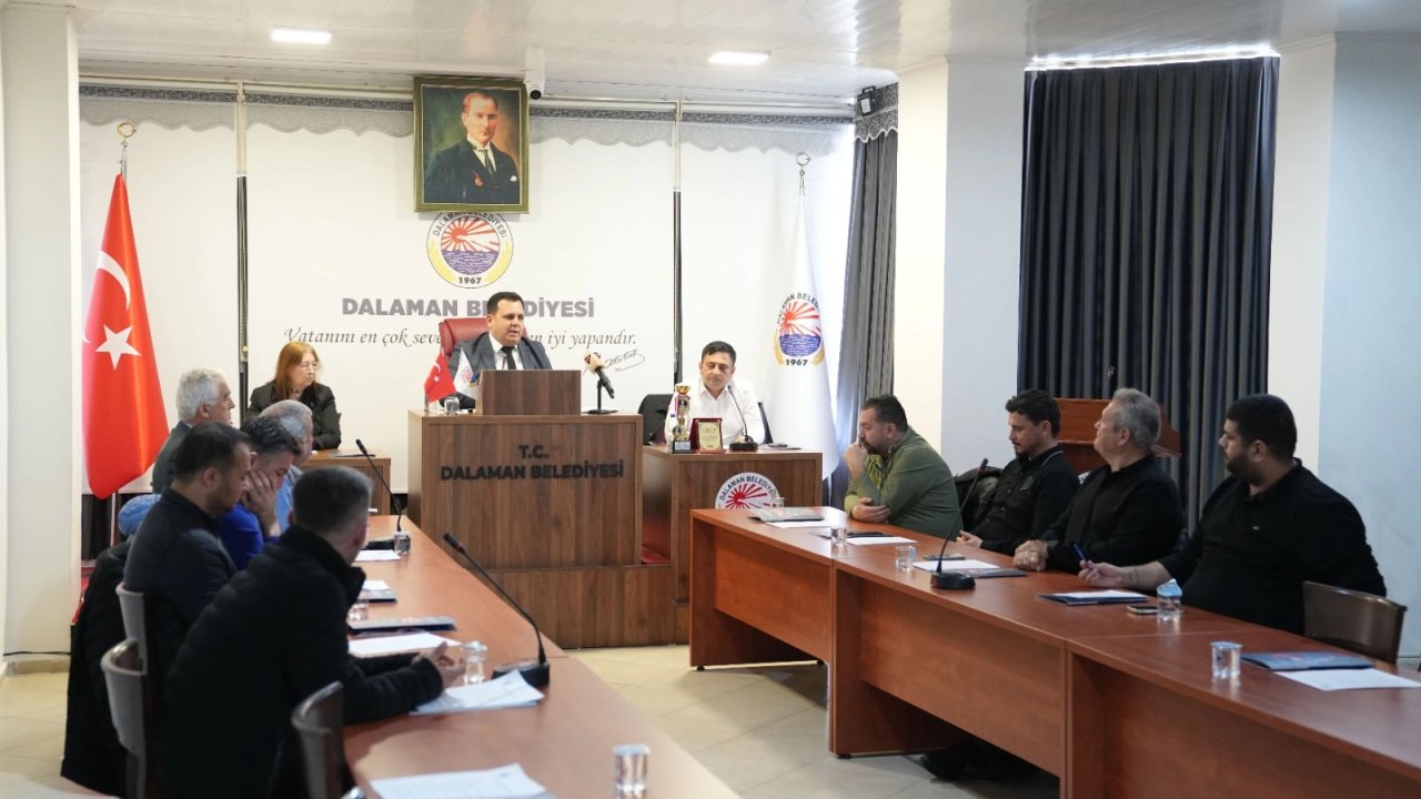 Muğla Dalaman’da meclis toplantısı gerçekleştirildi