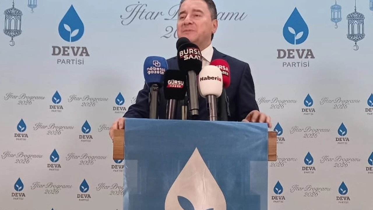 Babacan, Bursa'dan ekonomi ve politika sorunlarını değerlendirdi... Kalıcı barış diplomasiden geçiyor