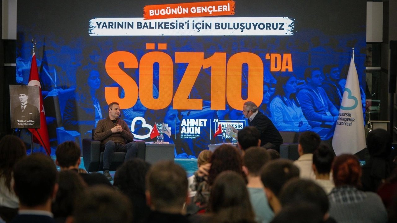 Başkan Akın gençlerle Balıkesir’in yarını için buluştu