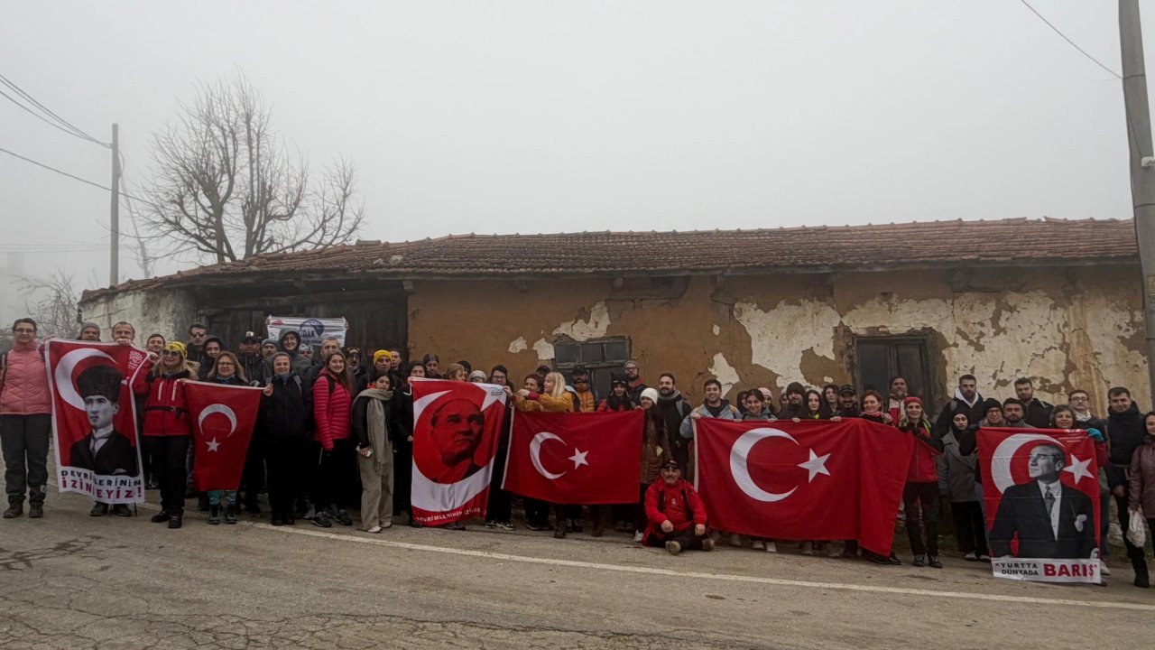 Bursa Nilüfer'den 18 Mart anısına doğa yürüyüşü