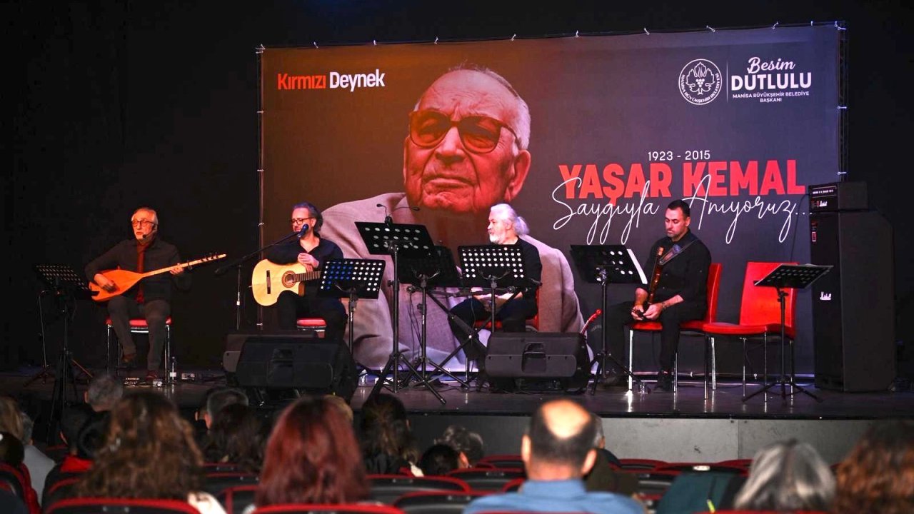 Edebiyatın çınarı Yaşar Kemal Manisa’da anıldı
