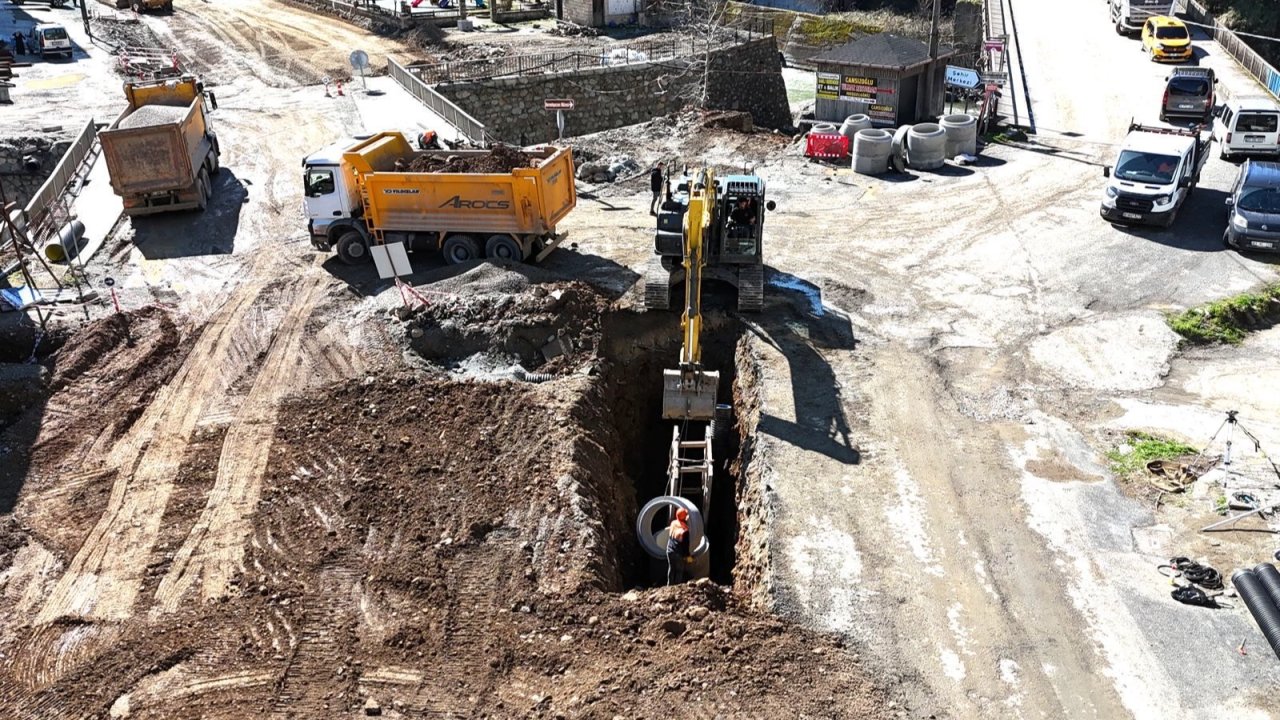 Trabzon Dernekpazarı’nda altyapı seferberliği